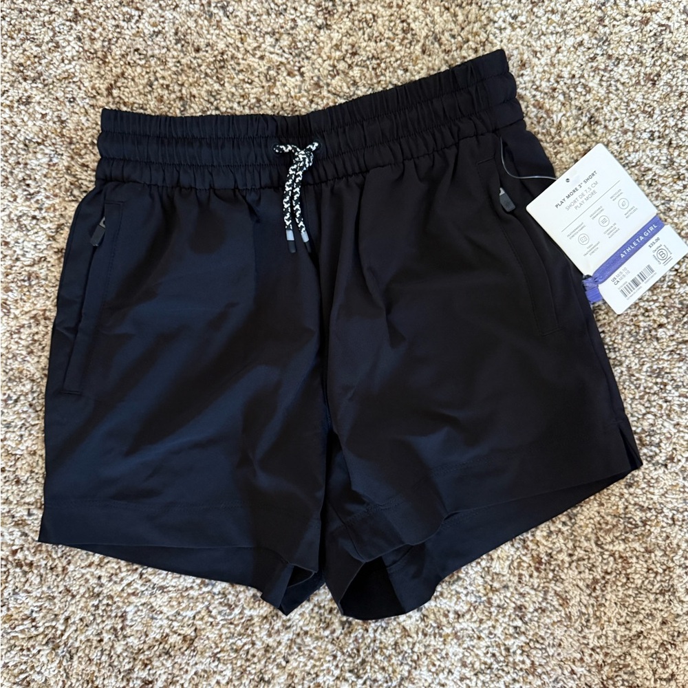 Athleta Black Play More Shorts